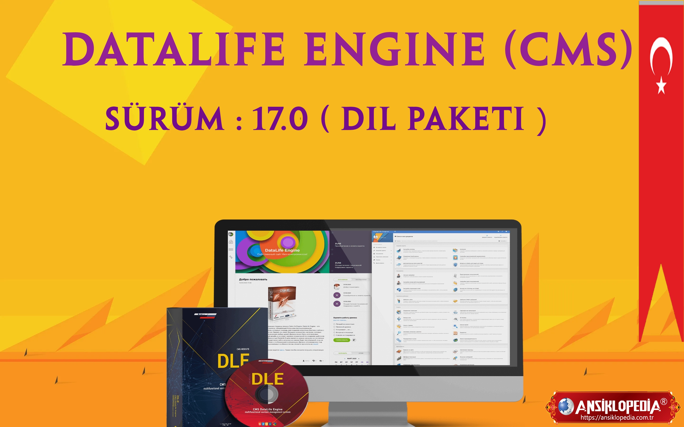 Datalife Engine CMS v.17.0 Türkçe Dil Paketi